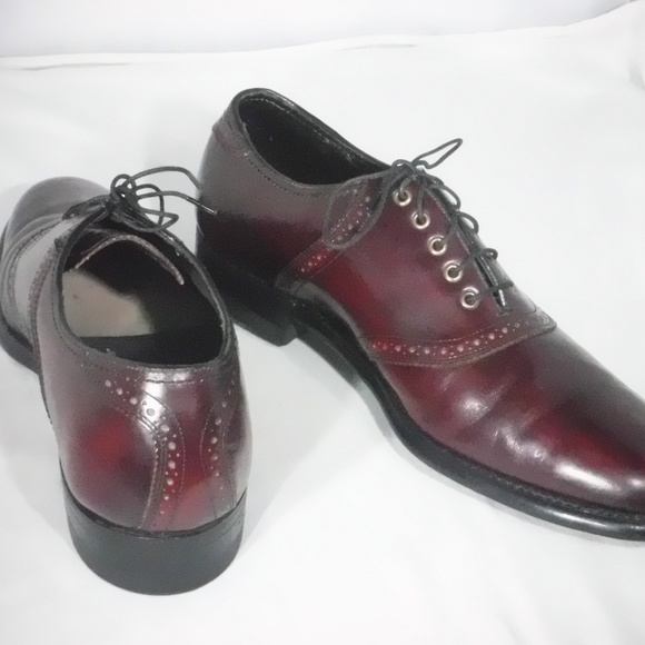 Floreseim Imperial Burgandy Almond Toe Oxford 8.5C - Picture 4 of 8
